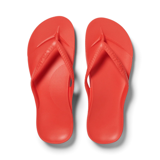 Archies Arch Support Jandals Coral