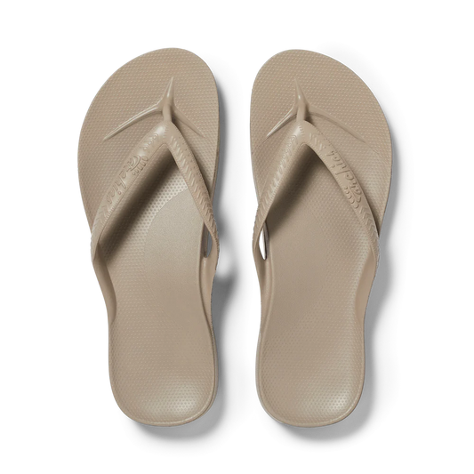 Archies Arch Support Jandals  Taupe