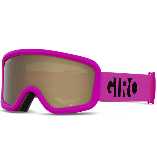 Giro Chico Youth Goggles Pink  Black Blocks Amber