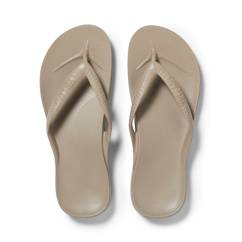 Archies Arch Support Jandals  Taupe