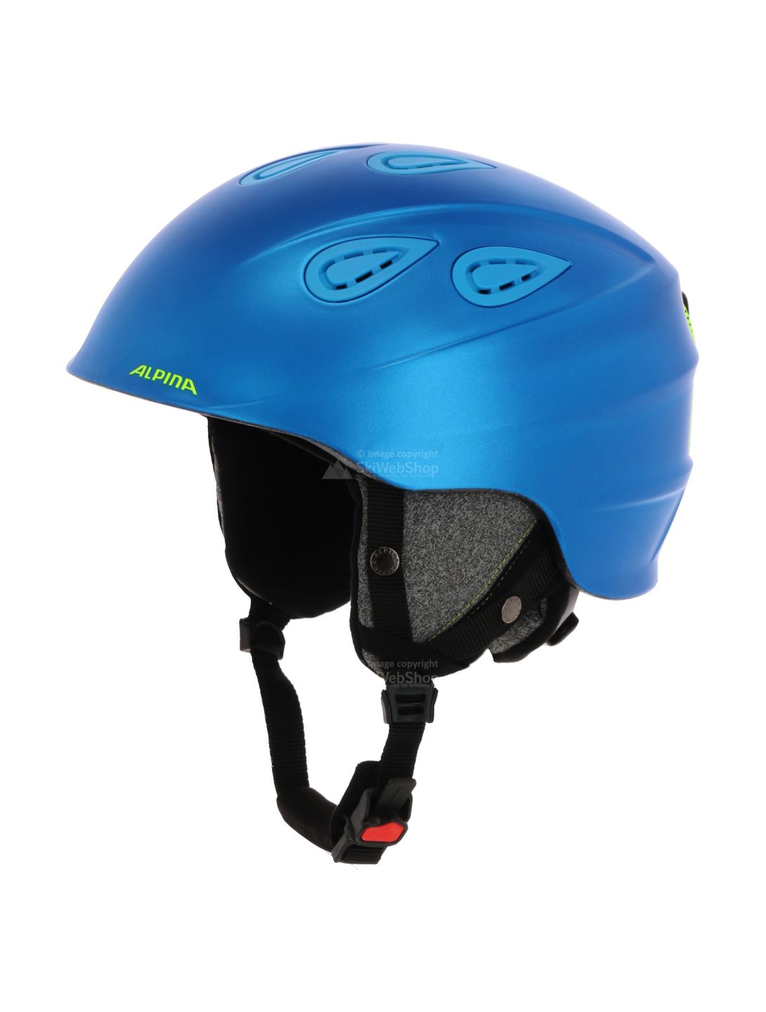 Alpina Grap 2.0 Helmet- Blue Neon Matte