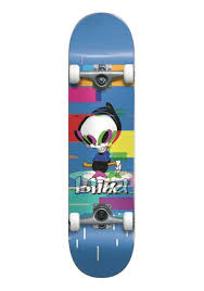 Blind Skateboards Reaper Glitch Blue Complete Skateboard - 7.75" x 31.25"