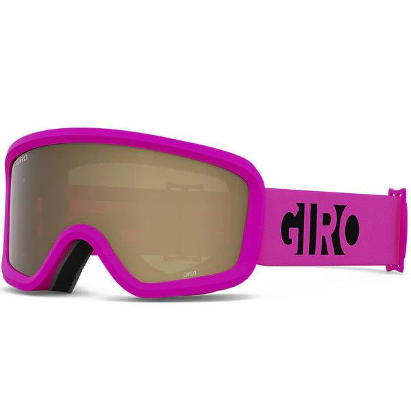 Giro Chico Youth Goggles Pink  Black Blocks Amber