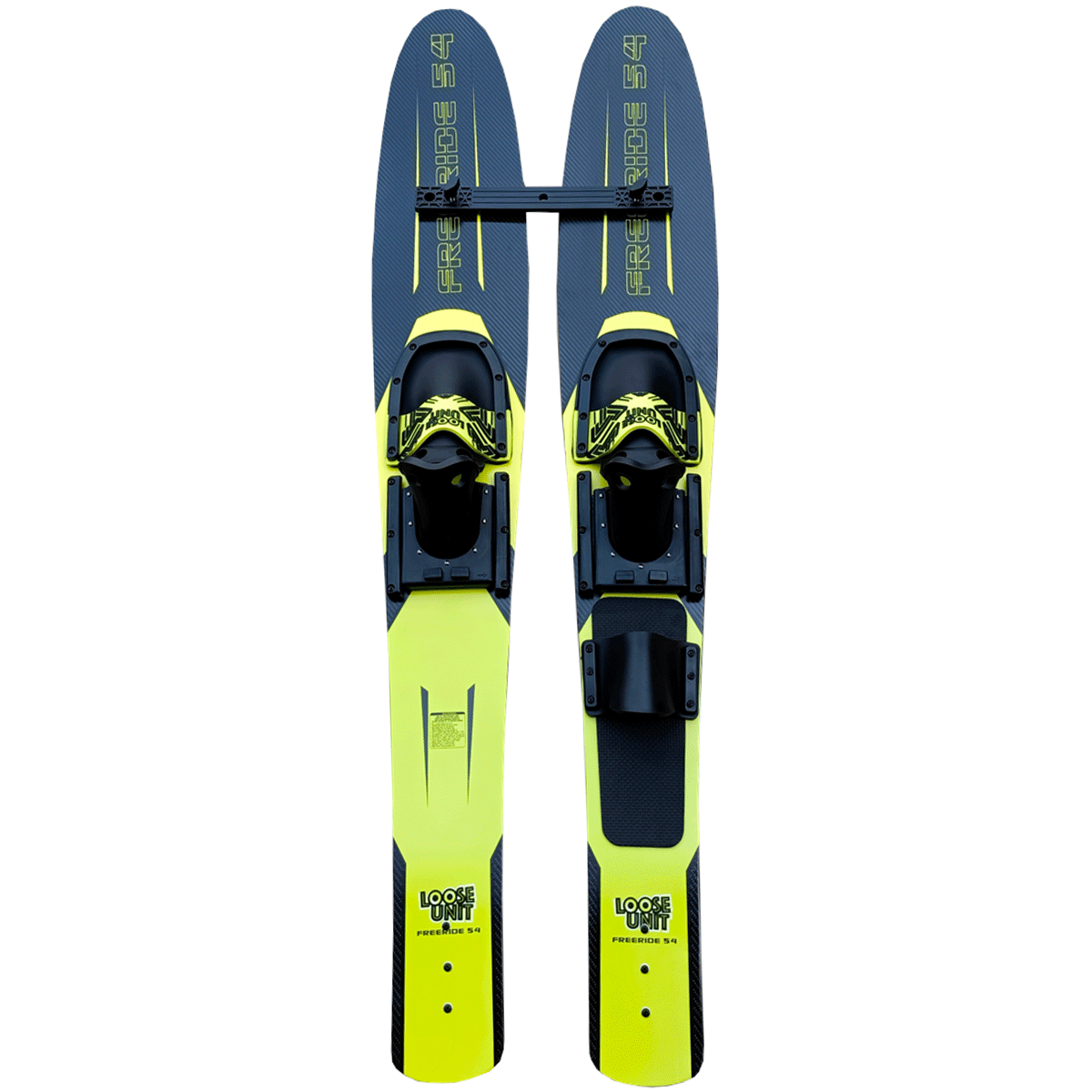 LOOSE UNIT FREE RIDE COMBO SKIS - INTERMEDIATE 54" WIDE BODY