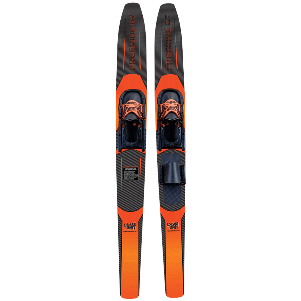 LOOSE UNIT FREE RIDE COMBO SKIS - ADULT 67"